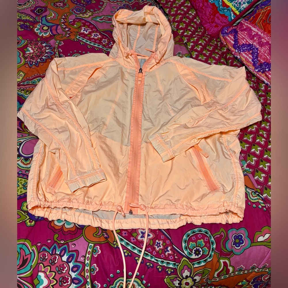 Athleta Orange Expedition Hike Shell Windbreaker … - image 1